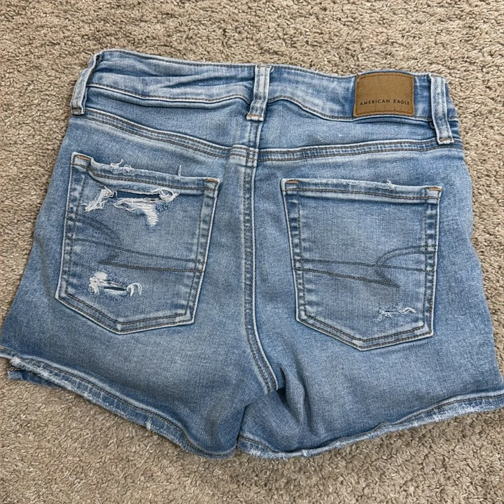 AE denim shorts